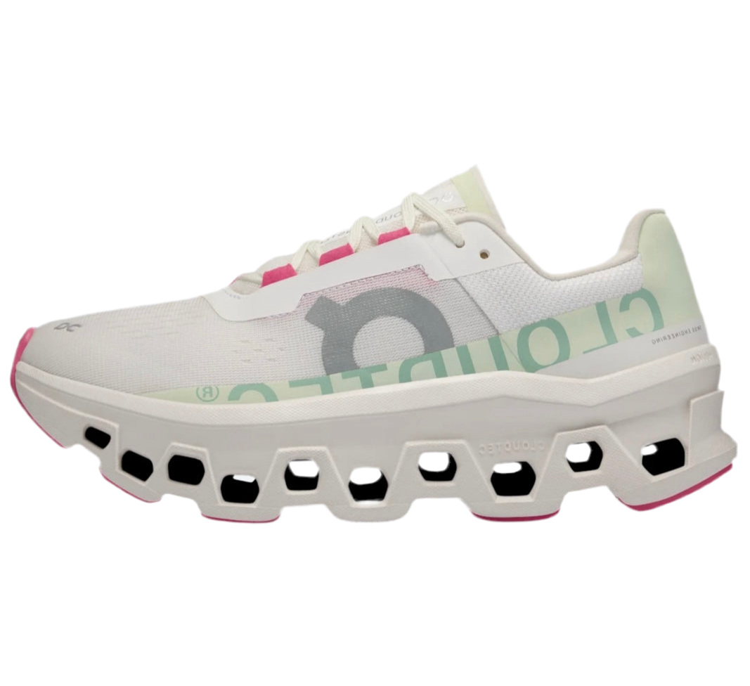 On Cloudmonster “White | Lima”