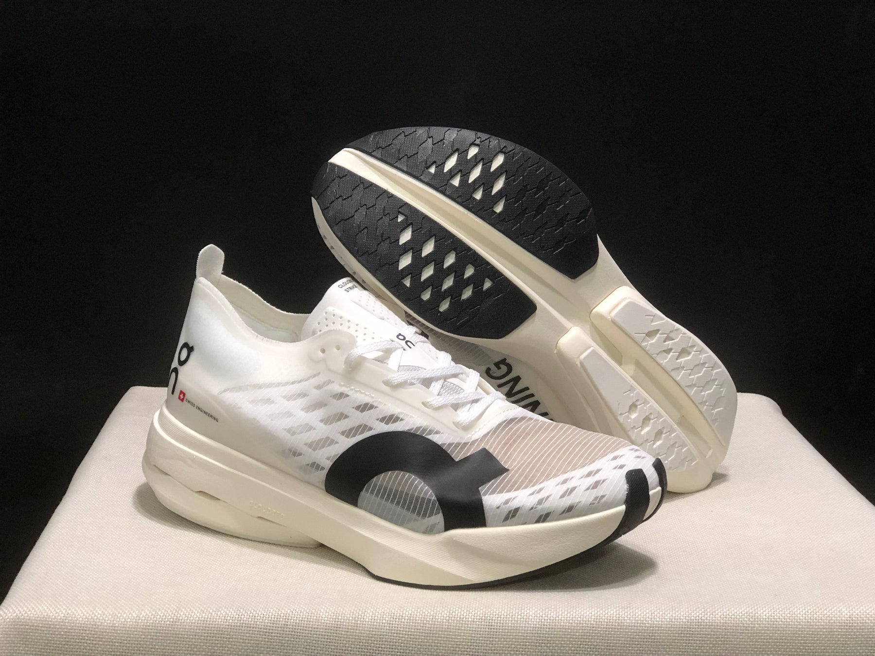 On Cloudboom White Black