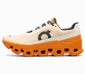 On Cloudmonster “Fawn | Turmeric”